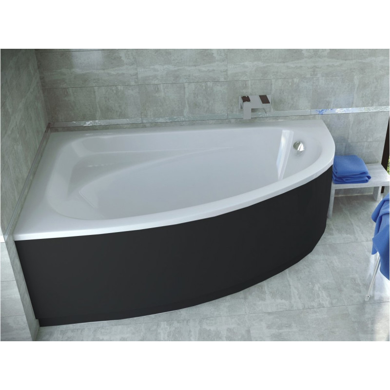 Wanna Narożna Besco Cornea 150x100 Lewa + Syfon i Nogi