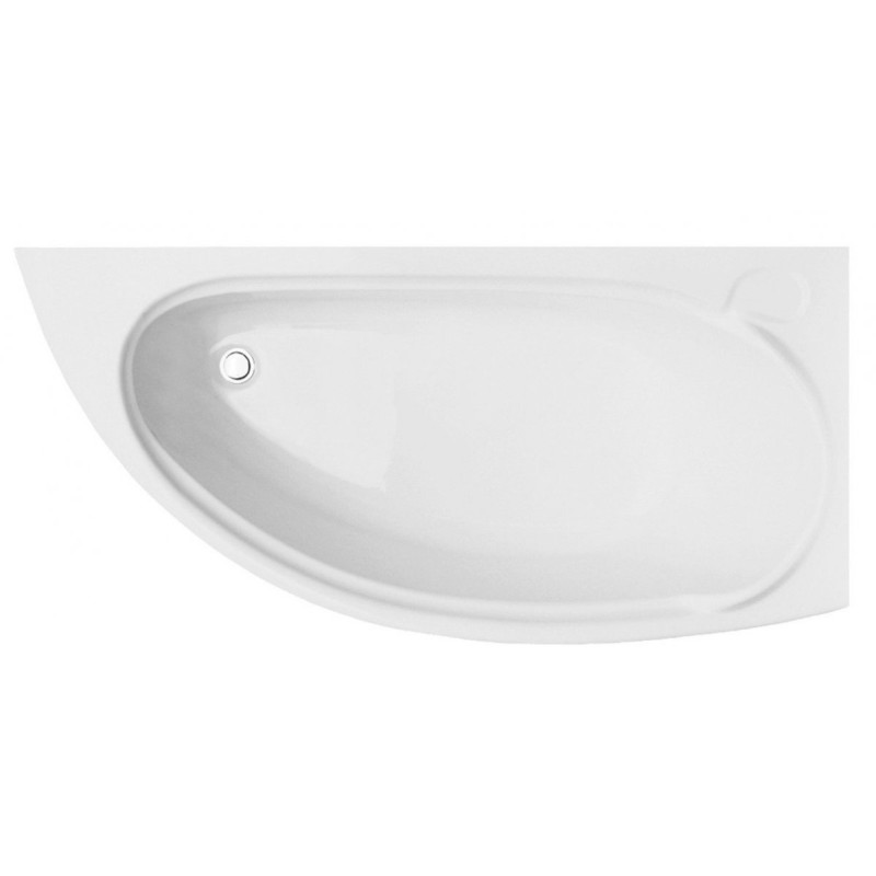 Wanna asymetryczna Mini 150x70 prawa z syfonem + ręcznik gratis