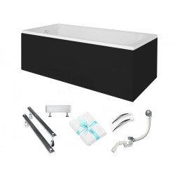 Luksusowa Wanna Talia 170x75 z Syfonem i Obudową – Komfort i Styl w Twojej Łazience