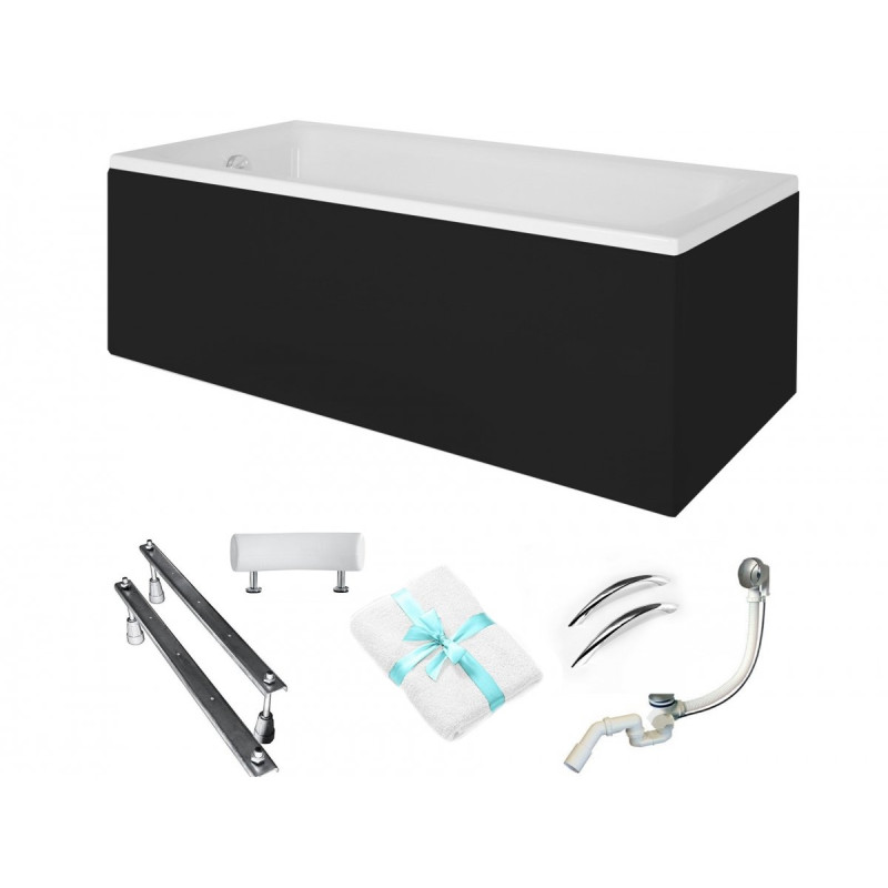 Luksusowa Wanna Talia 170x75 z Syfonem i Obudową – Komfort i Styl w Twojej Łazience