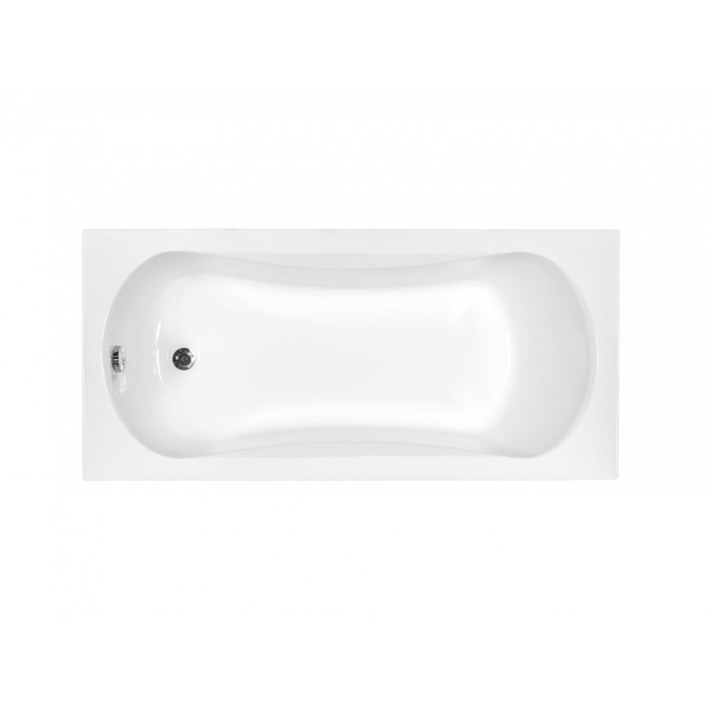 Elegancka Wanna BESCO Aria 170x70 z Białą Obudową + Syfon w Komplecie