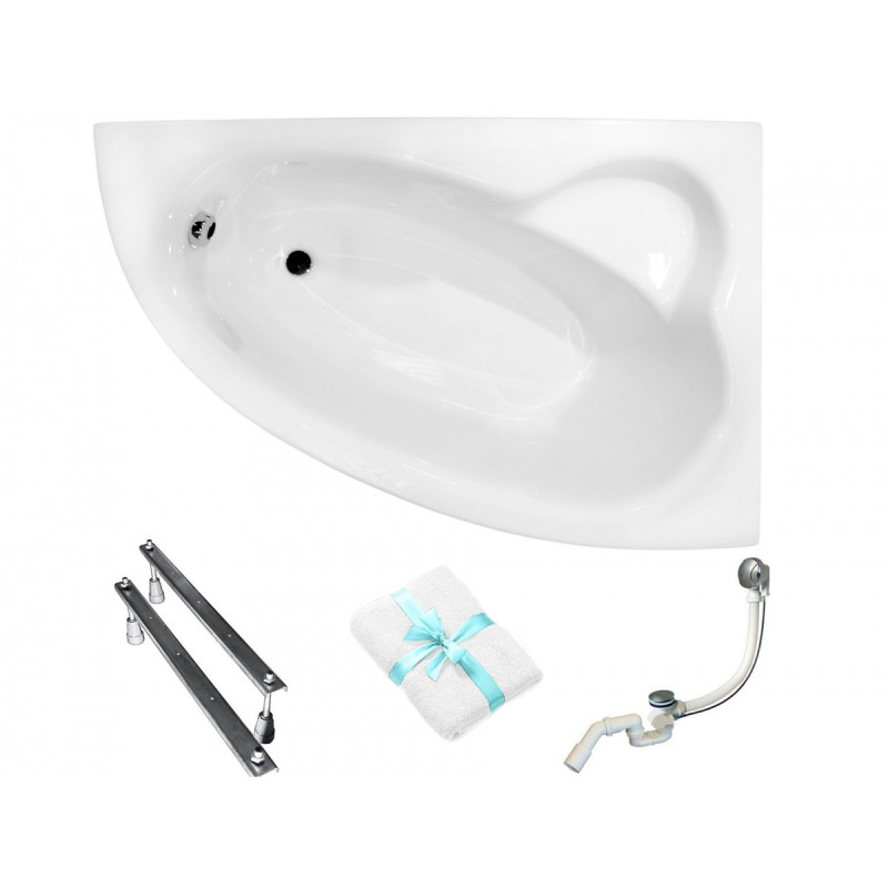 Fantastyczna Wanna Narożna Natalia 150x100 Prawa - Komfort i Styl w Twojej Łazience