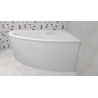 Elegancka Wanna Narożna Natalia 150x100 Prawa z Obudową i Syfonem Besco