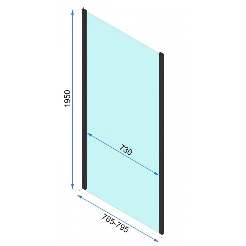 Kabina Prysznicowa Elegance Fold 100x90 REA - Doskonałe Połączenie Stylu i Funkcjonalności