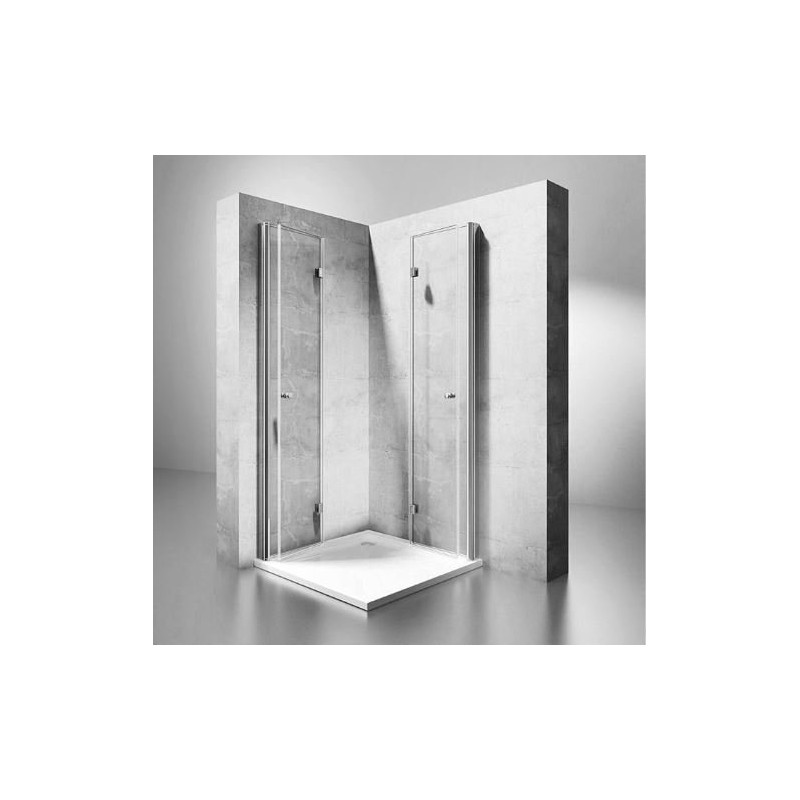 Modułowa Kabina Prysznicowa Fold N2 Premium 90x90 z Powłoką Easy Clean