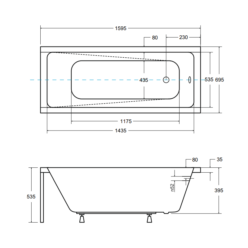 Wanna Akrylowa BESCO Modern 160x70 Czarna Ryflowana – Elegancja i Funkcjonalność w Twojej Łazience!