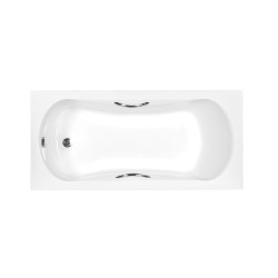 Besco Aria Plus Wanna Akrylowa 150x70 z Syfonem i Uchwytami Chromowanymi