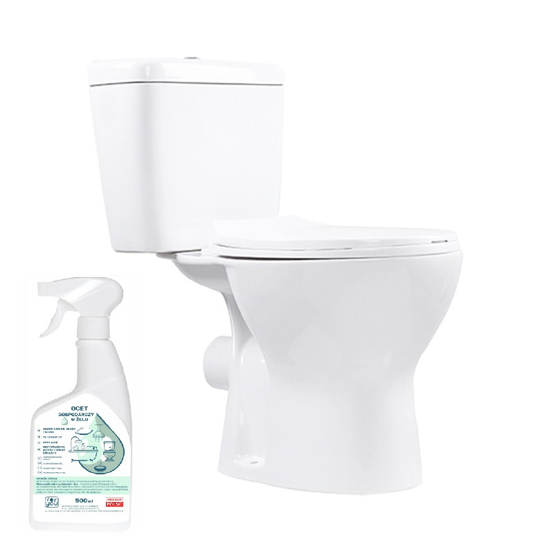 Kompakt WC Zeta RIM+ bezrantowy - elegancja i funkcjonalność dla Twojej łazienki