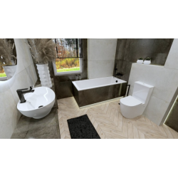 Perfekcyjna Łazienka: LAVITA Nautilius WC + Środek do Ceramiki - Elegancja i Higiena