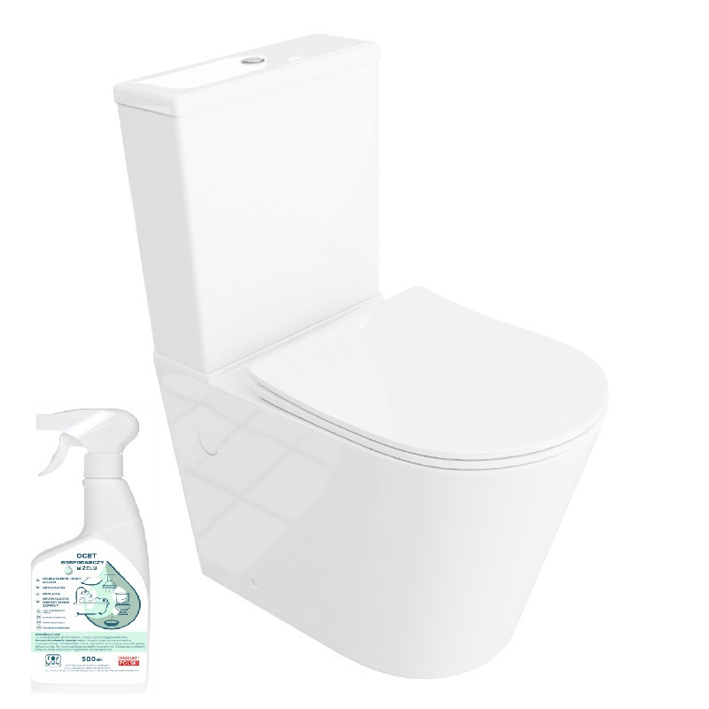 LAVITA Neptun WC Kompakt - Nowoczesny Design z Innowacyjnym Środkiem Pielęgnacyjnym