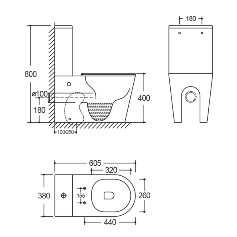 LAVITA Neptun WC Kompakt - Nowoczesny Design z Innowacyjnym Środkiem Pielęgnacyjnym