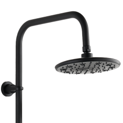 ENNA Elegance Black Zestaw Prysznicowy z Baterią - Nowoczesna Klasyka w Twojej Łazience