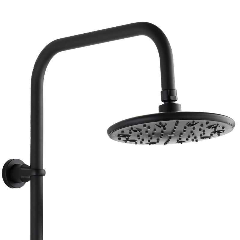 ENNA Elegance Black Zestaw Prysznicowy z Baterią - Nowoczesna Klasyka w Twojej Łazience