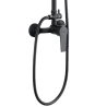 ENNA Elegance Black Zestaw Prysznicowy z Baterią - Nowoczesna Klasyka w Twojej Łazience