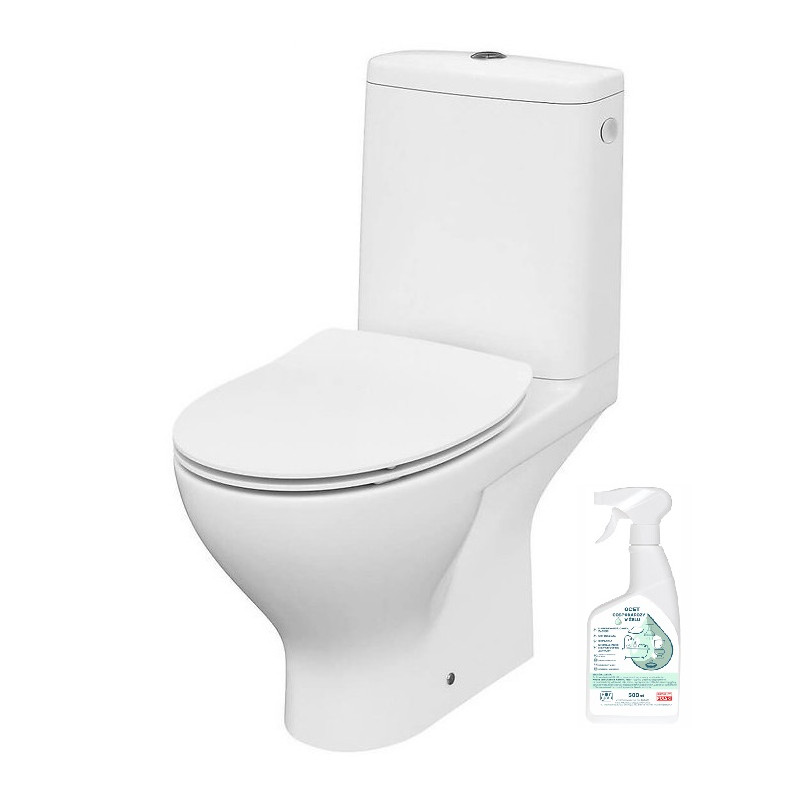 Cersanit WC MODUO Slim z CleanOn + LAVITA Środek do Pielęgnacji – Elegancja i Higiena w Twojej Łazience!