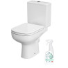 WC Kompakt Cersanit CleanOn - Idealna czystość bez wysiłku, z dodatkiem środka czyszczącego!