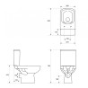 Cersanit COLOUR 010: Innowacyjny WC Kompakt CleanOn bez Deski, Efektywne Spłukiwanie!