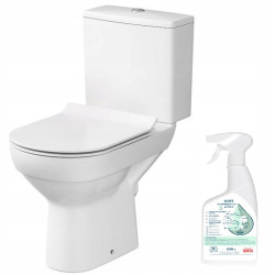 Cersanit City WC Kompakt z Technologią CleanOn i Deską Slim Anti-Bac