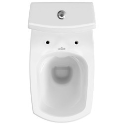 Cersanit Carina CleanOn 010 Kompakt WC z Ekonomicznym Systemem Spłukiwania - Bez Deski