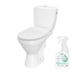 Cersania 696 SimpleOn WC Kompakt z Antybakteryjną Deska SLIM Wolnoopadającą