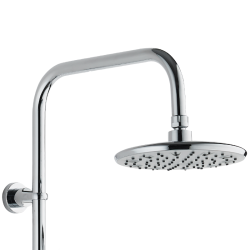 Relaksujący Zestaw Prysznicowy ENNA - Chromowany Klasyk z Ergonomiczną Deszczownią