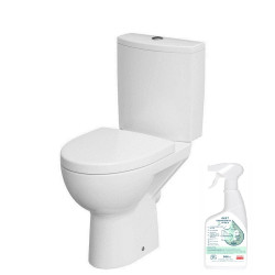 Innowacyjny Kompakt WC Cersanit Parva 010 z Deską Antybakteryjną CleanOn 3/5 L