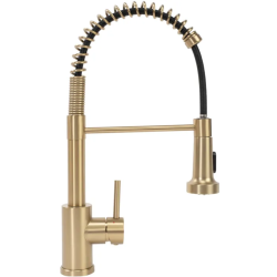 Elegancka Bateria Kuchenna COLIN REA w Złocie Szczotkowanym - Styl i Funkcjonalność!