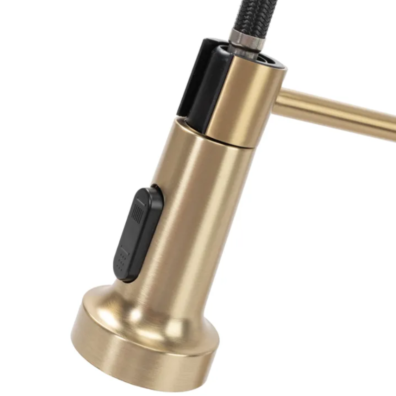 Elegancka Bateria Kuchenna COLIN REA w Złocie Szczotkowanym - Styl i Funkcjonalność!