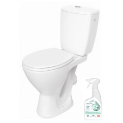 CERSANIT Kaskada WC Kompakt z Deską i Energooszczędnym Spłukiwaniem 3/6L