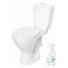 CERSANIT Kaskada WC Kompakt z Deską i Energooszczędnym Spłukiwaniem 3/6L