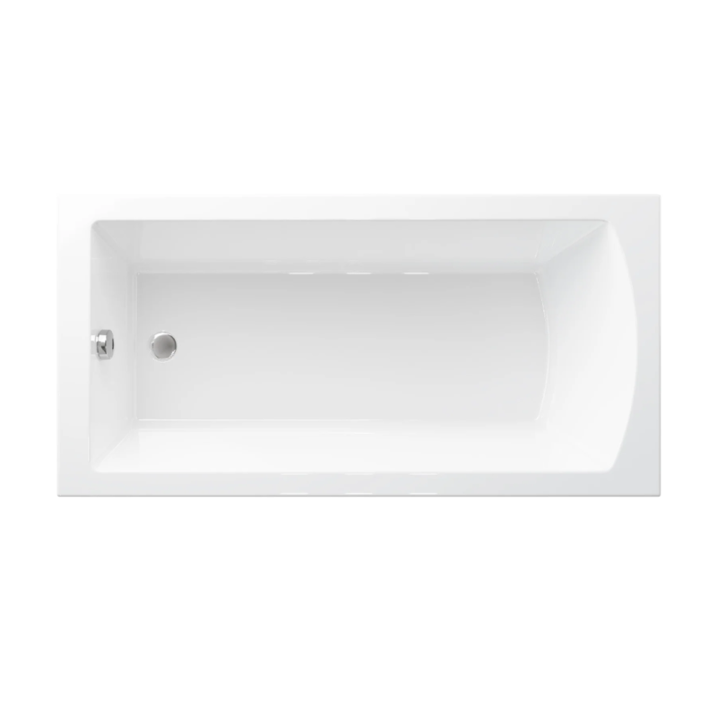 Elegancka Wanna TOLA 170x75 z Syfonem i Ręcznikiem, Obudowa w Zestawie!