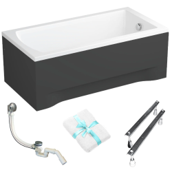 Polimat Wanna Akrylowa Classic 150x75 z Syfonem i Obudową