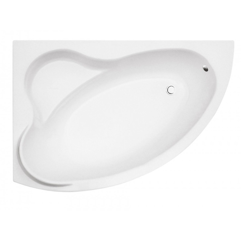 Wanna akrylowa BESCO Ada 140x90 Lewa + zestaw montażowy