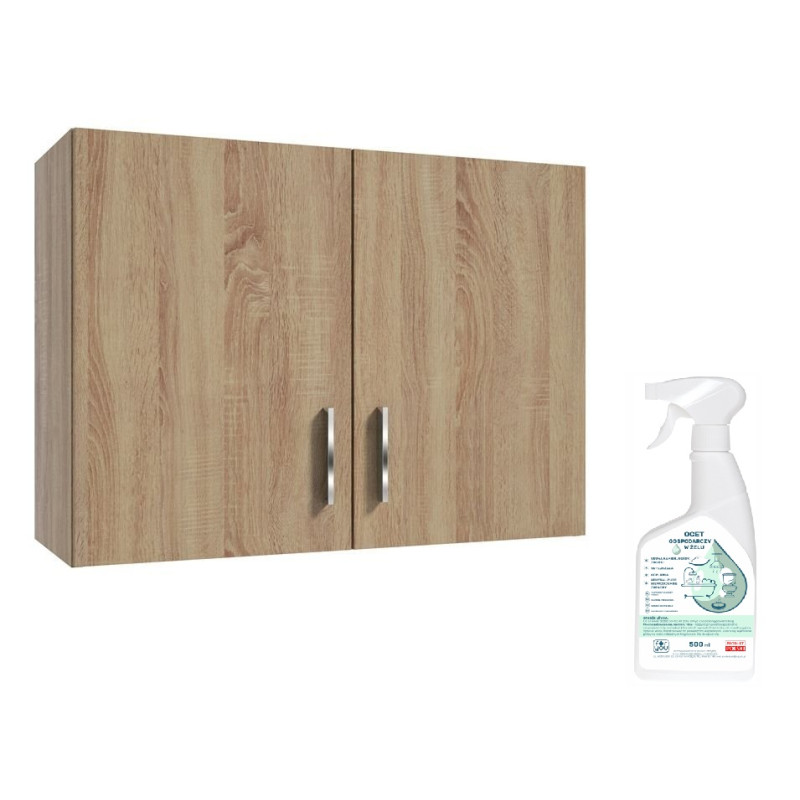 Szafka Wisząca SINGLE A80 Sonoma + Gratis Ocet Żelowy dla Czystości i Blasku