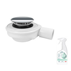 Syfon Brodzikowy Speed 2 Ø50 z Samoczyszczącą Konstrukcją + Gratis Żelowy Ocet Gospodarczy