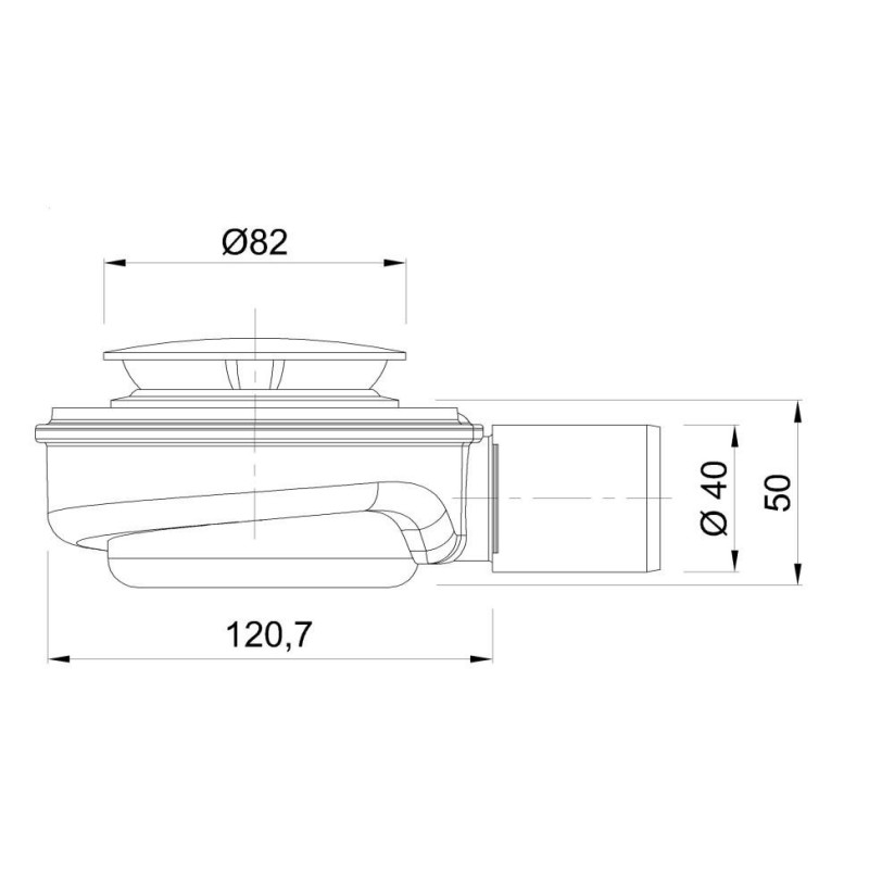 Syfon Brodzikowy Speed 2 Ø50 z Samoczyszczącą Konstrukcją + Gratis Żelowy Ocet Gospodarczy