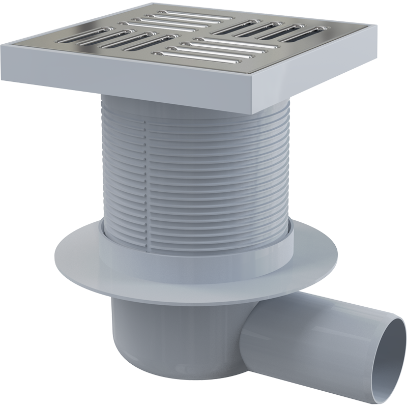 Innowacyjna kratka ściekowa 150×150 mm z odpływem bocznym + ocet żelowy jako gratis!