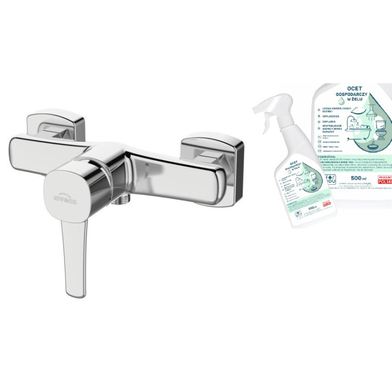 Invena GLAMOUR Chrom: Stylowa Bateria + GRATIS Ocet do Czystości!