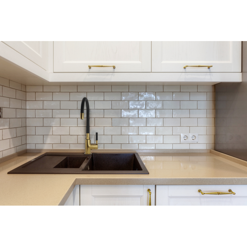 Luksusowa Bateria Glamour Gold z Czarnym Akcentem + Ocet Gospodarczy GRATIS