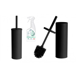 Zestaw LAVEO MIRI: Stylowa szczotka do WC + ocet gospodarczy w żelu – Czystość i elegancja!