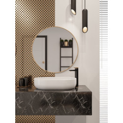 Elegancja i trwałość: Owalna umywalka Korfu + ekologiczny żelowy ocet czyszczący gratis