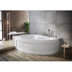 Cersanit KALIOPE 170x110 LEWA - Elegancka wanna z akrylu + gratisowy ręcznik!