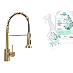 Luksusowa Bateria Colin REA Złoto Szczotkowane + Gratis Żelowy Ocet do Czyszczenia