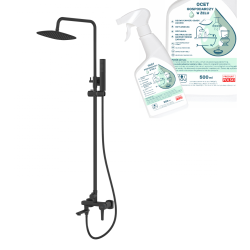 Glamour Czarna Perła: Deszczownica z Baterią i Ruchomą Wylewką + Ocet Gospodarczy w Żelu Gratis