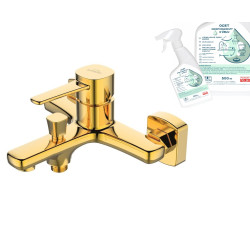 Ekskluzywna Złota Bateria Wannowa Glamour BW-02-009 + Gratis Naturalny Środek Czystości