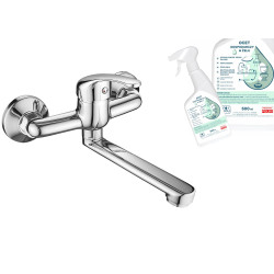 Bateria Umywalkowa Pedro Chrom Ruchoma - Elegancja i Praktyczność + Ocet Gospodarczy Gratis