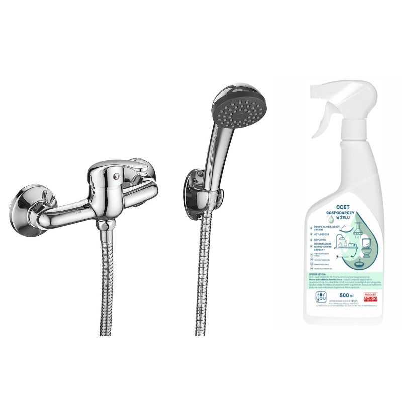 Pedro Luksusowa Chromowana Bateria Prysznicowa z Zestawem Natryskowym i Eko-Czyszczenie Gratis