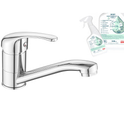 Chromowana Bateria Pedro z Ruchomą Wylewką + Gratis Naturalny Ocet w Żelu!