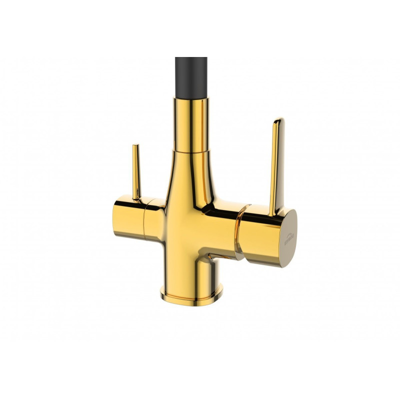 Invena GLAMOUR - Ekologiczna złota bateria z elastyczną wylewką i filtracją węglową!