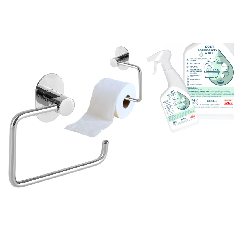 Nowoczesny Wieszak na Ręczniki MIRI - Biały, Stylowy i Funkcjonalny, Łatwy Montaż